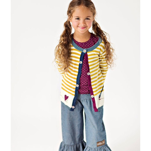 MATILDA JANE • Paint By Numbers Old Gold Cardigan Sweater - Picture 5 of 7