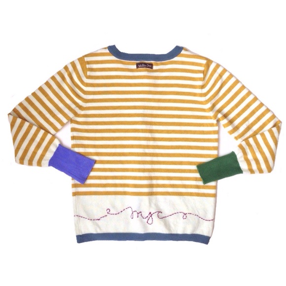 MATILDA JANE • Paint By Numbers Old Gold Cardigan Sweater - Picture 3 of 7