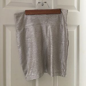 Silver ✨ mini skirt