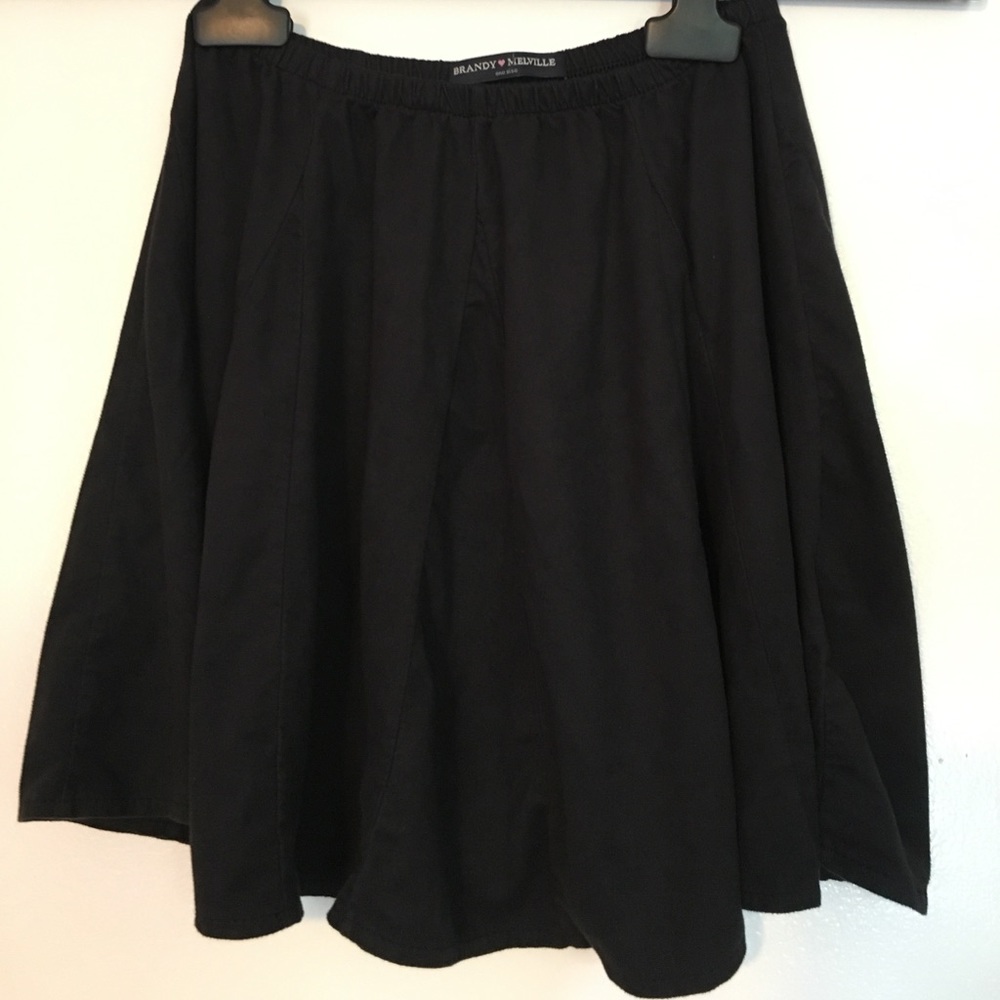 brandy melville black skirt.  one size.
