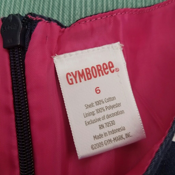 Gymboree navy blue polka dot dress - Picture 2 of 4