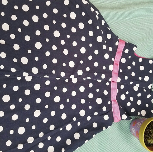 Gymboree navy blue polka dot dress - Picture 4 of 4