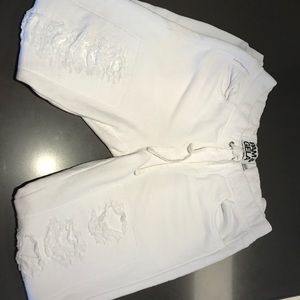 Pam & Gela white sweats
