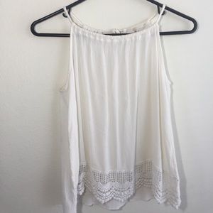 White crop top