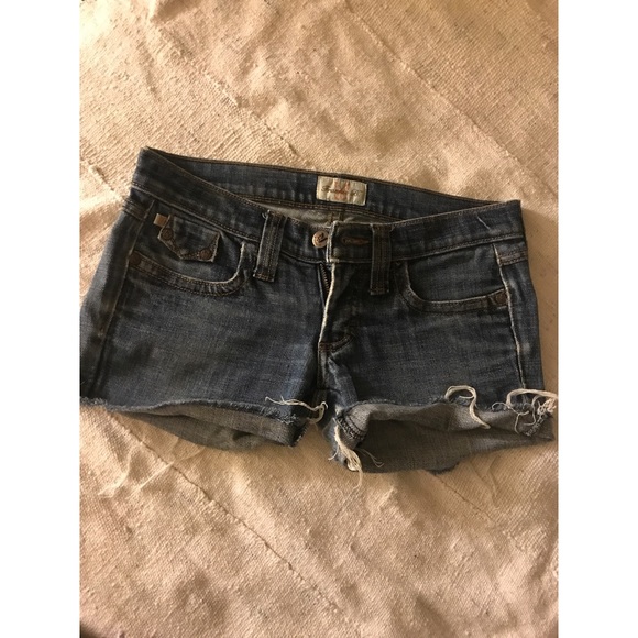 Frankie B. Pants - FRANKIE B cut off jean shorts.