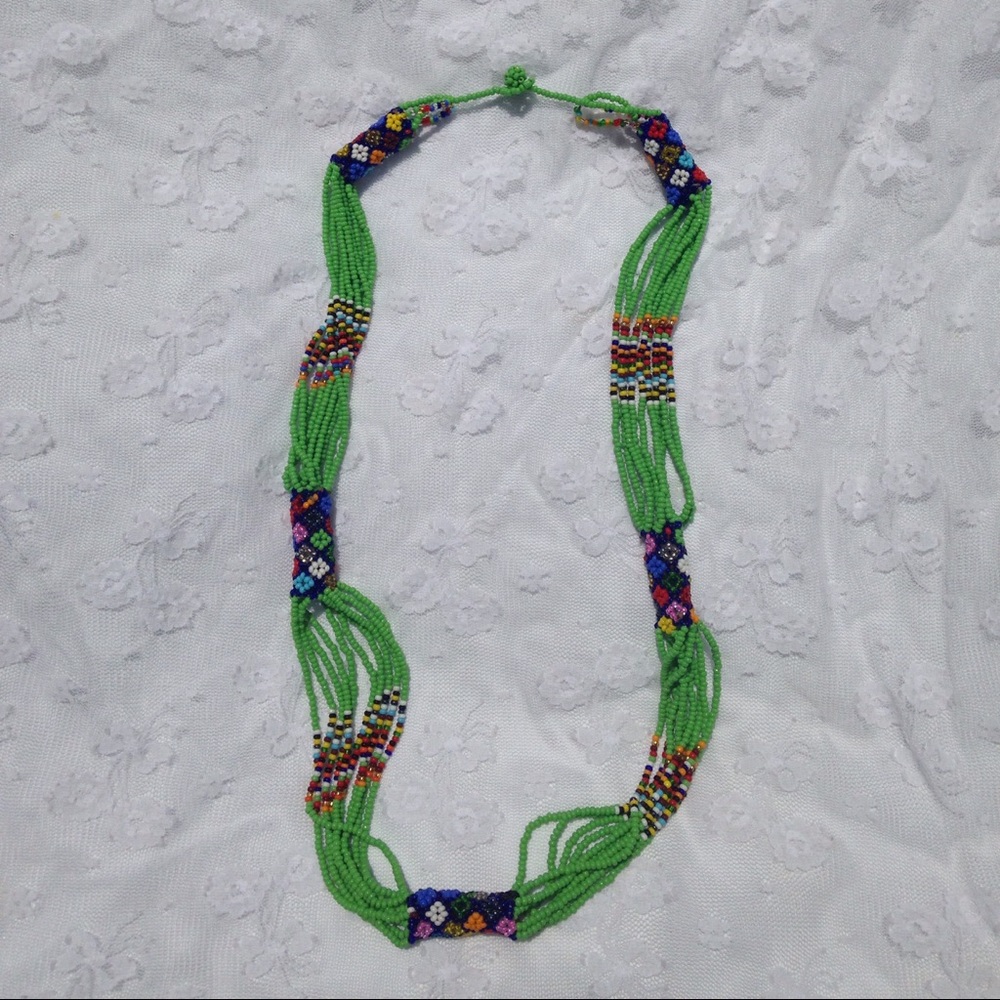 No Brand Multi Color Beaded Necklace - Picture 2 of 8