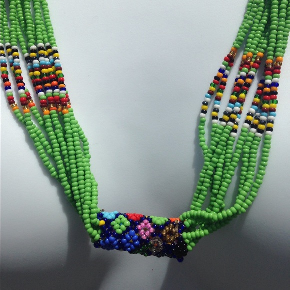 No Brand Multi Color Beaded Necklace - Picture 3 of 8