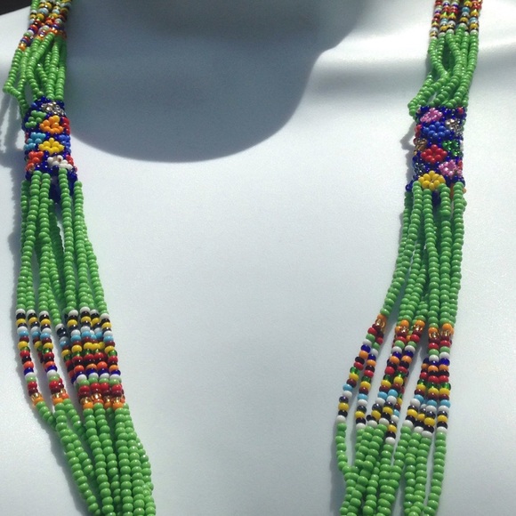 No Brand Multi Color Beaded Necklace - Picture 7 of 8