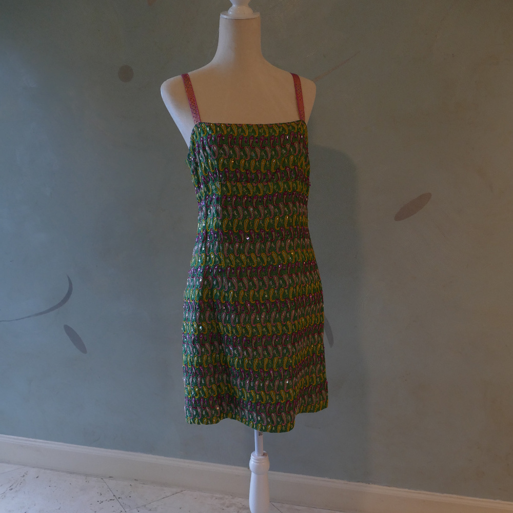 Beaded cocktail dress