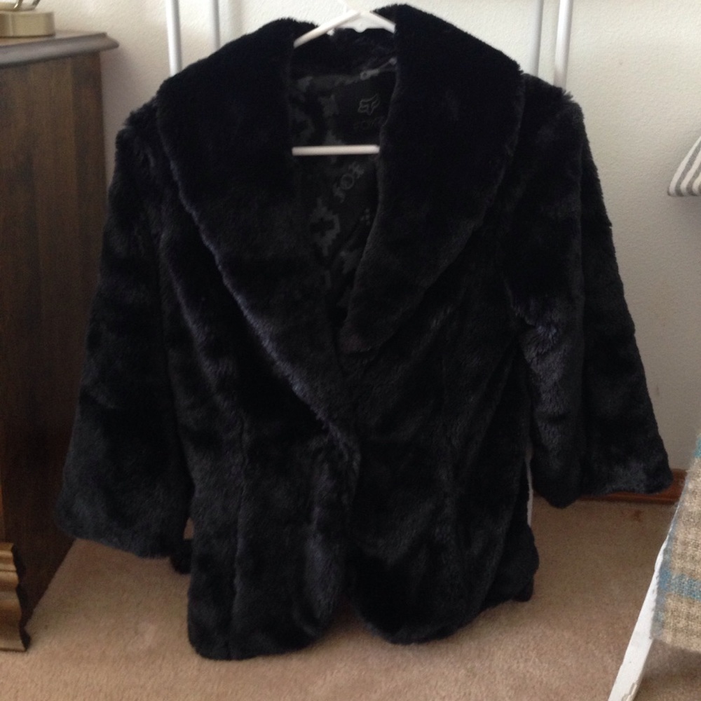 False Fur Dress coat