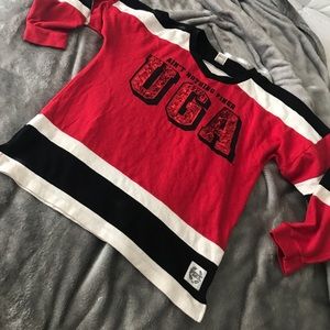 Varsity pullover