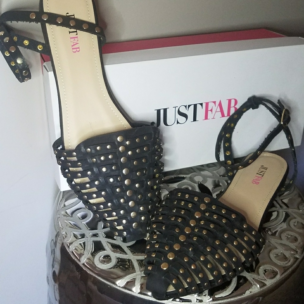 Studded sandals