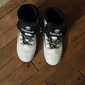 Black & White Timberland Boots