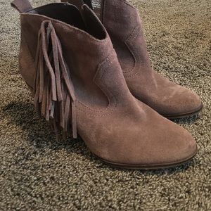 Steve Madden Fringe Booties