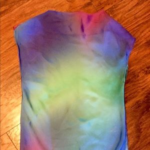 Silk multi color top