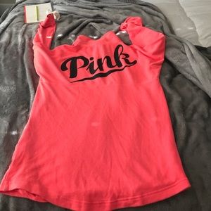 Neon pink Victoria Secret quarter zip