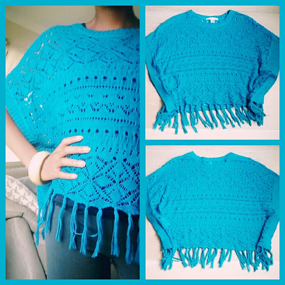 Blue Knit Sweater
