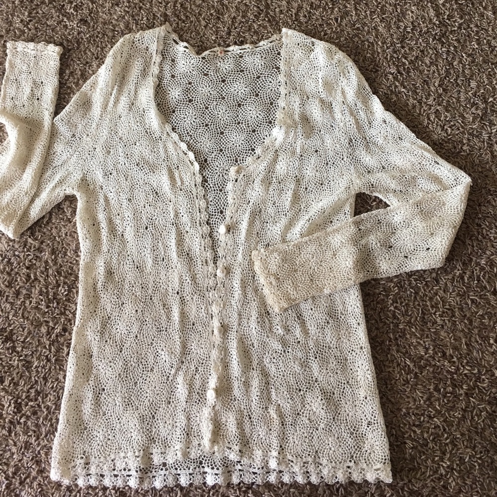 Vintage handmade cardigan v. Wack long sleeved M