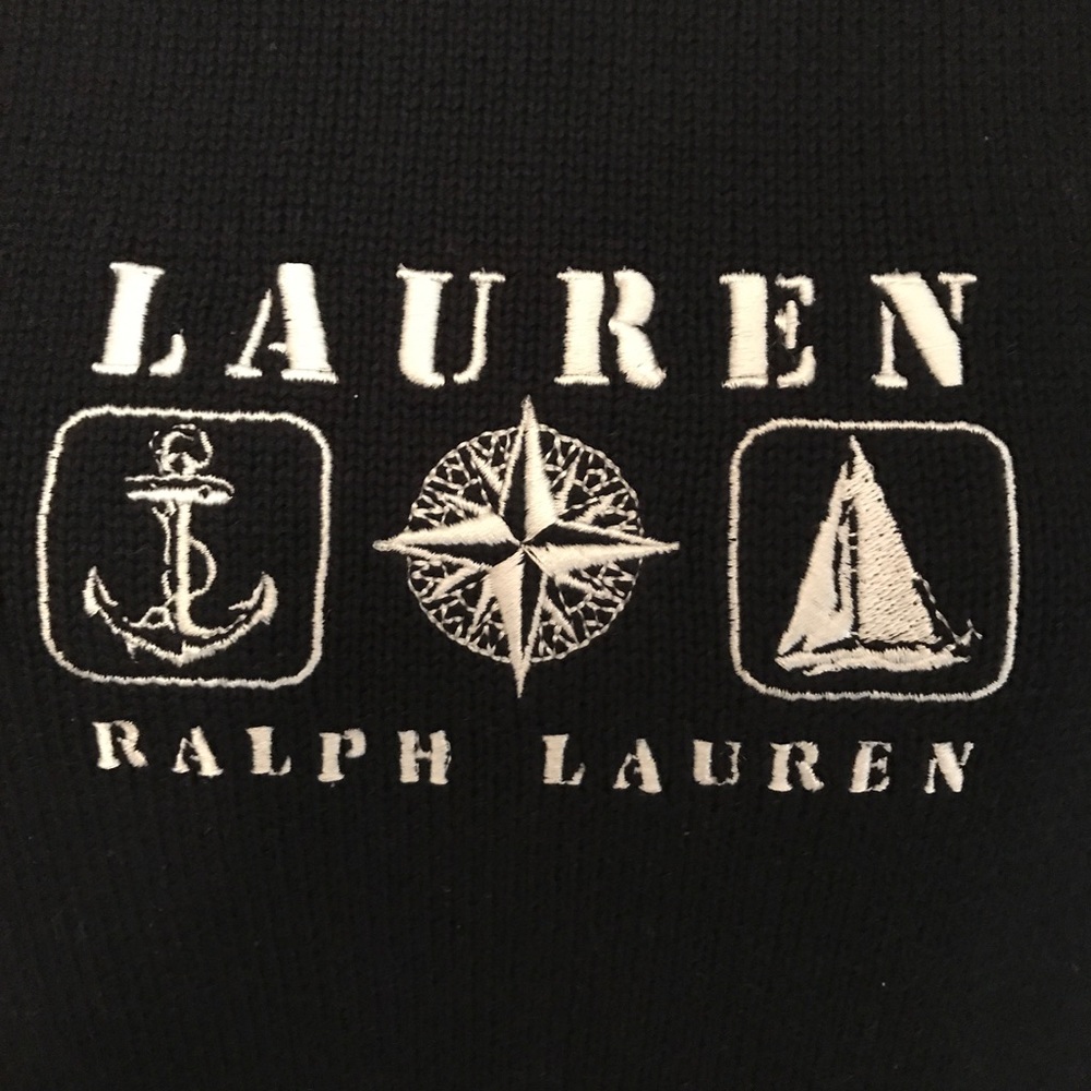 Ladies Lauren by Ralph Lauren cotton sweater med - Picture 5 of 6
