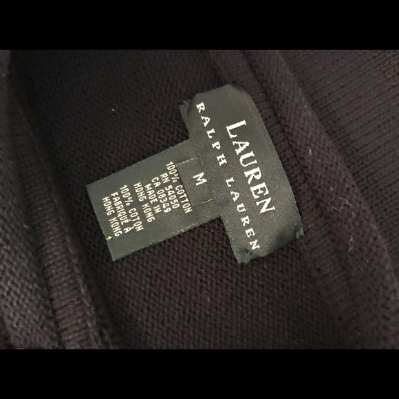 Ladies Lauren by Ralph Lauren cotton sweater med - Picture 4 of 6