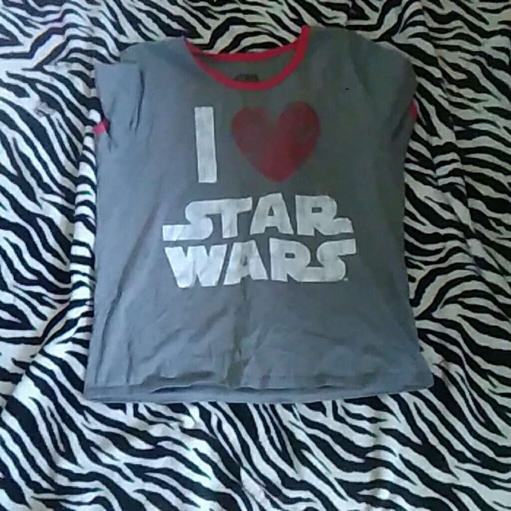 Crop top shirt size L worn no stains no rips