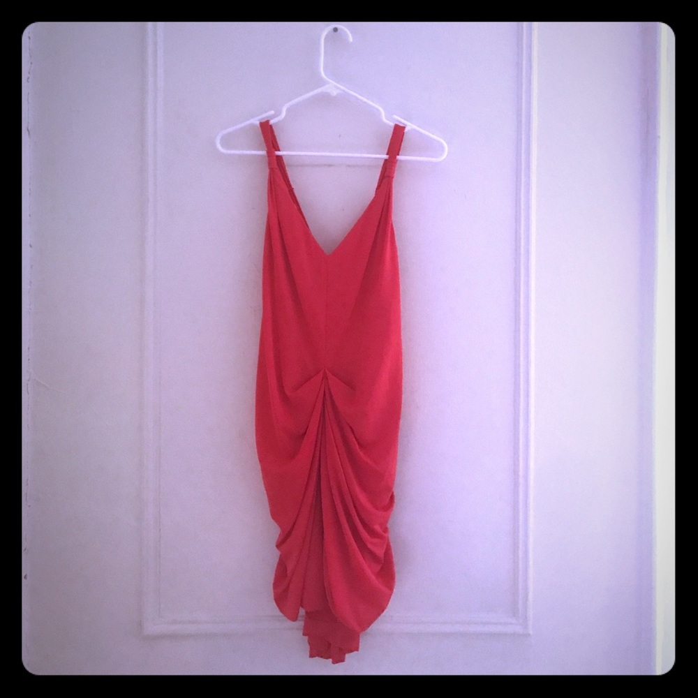 Orange Coral Cocktail dress