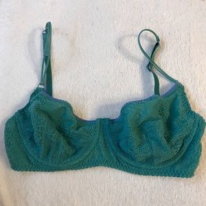 Free People Turquoise Underwire Bralette