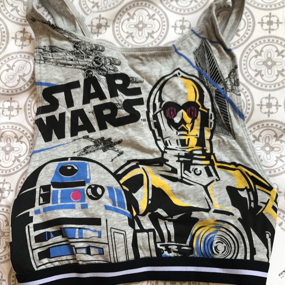 Star Wars C3PO Cross-back Crop Top