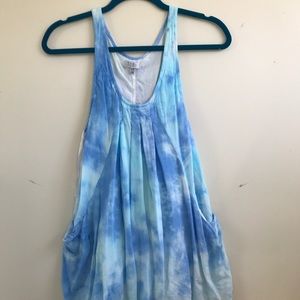 Tie dye tank dress