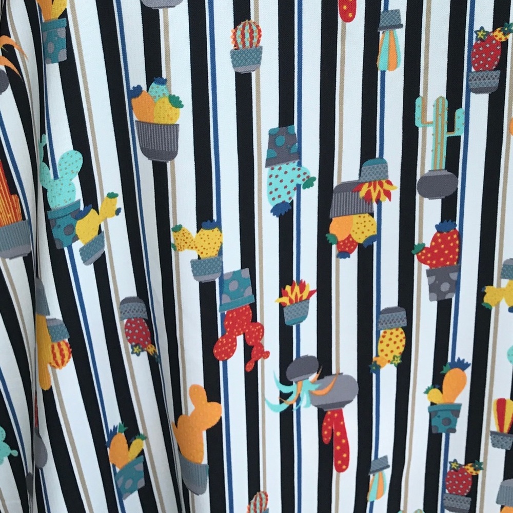 Cactus Print Slip Dress - Picture 2 of 7