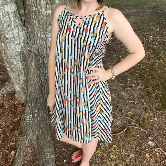 Cactus Print Slip Dress - Picture 3 of 7