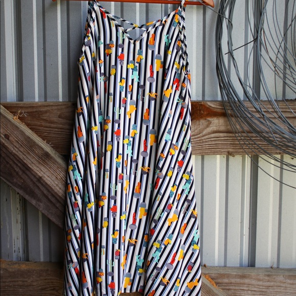 Cactus Print Slip Dress - Picture 7 of 7