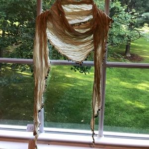 Coldwater Creek crinkle scarf NWT