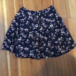 floral skirt