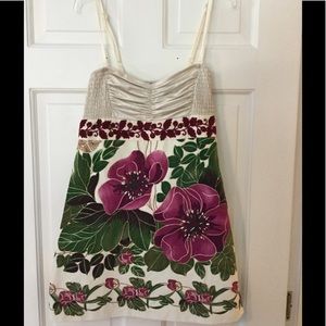 Free people floral mini dress.