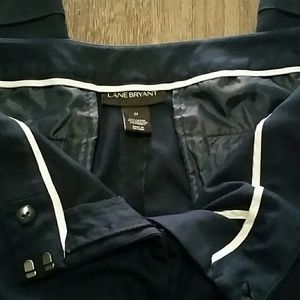 LANE BRYANT navy dress slacks