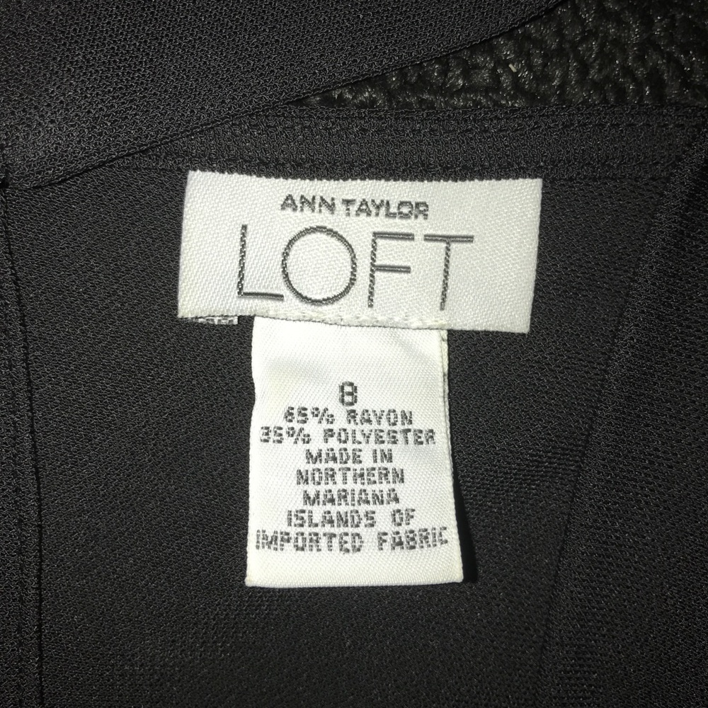 Ann Taylor Loft Black Dress
