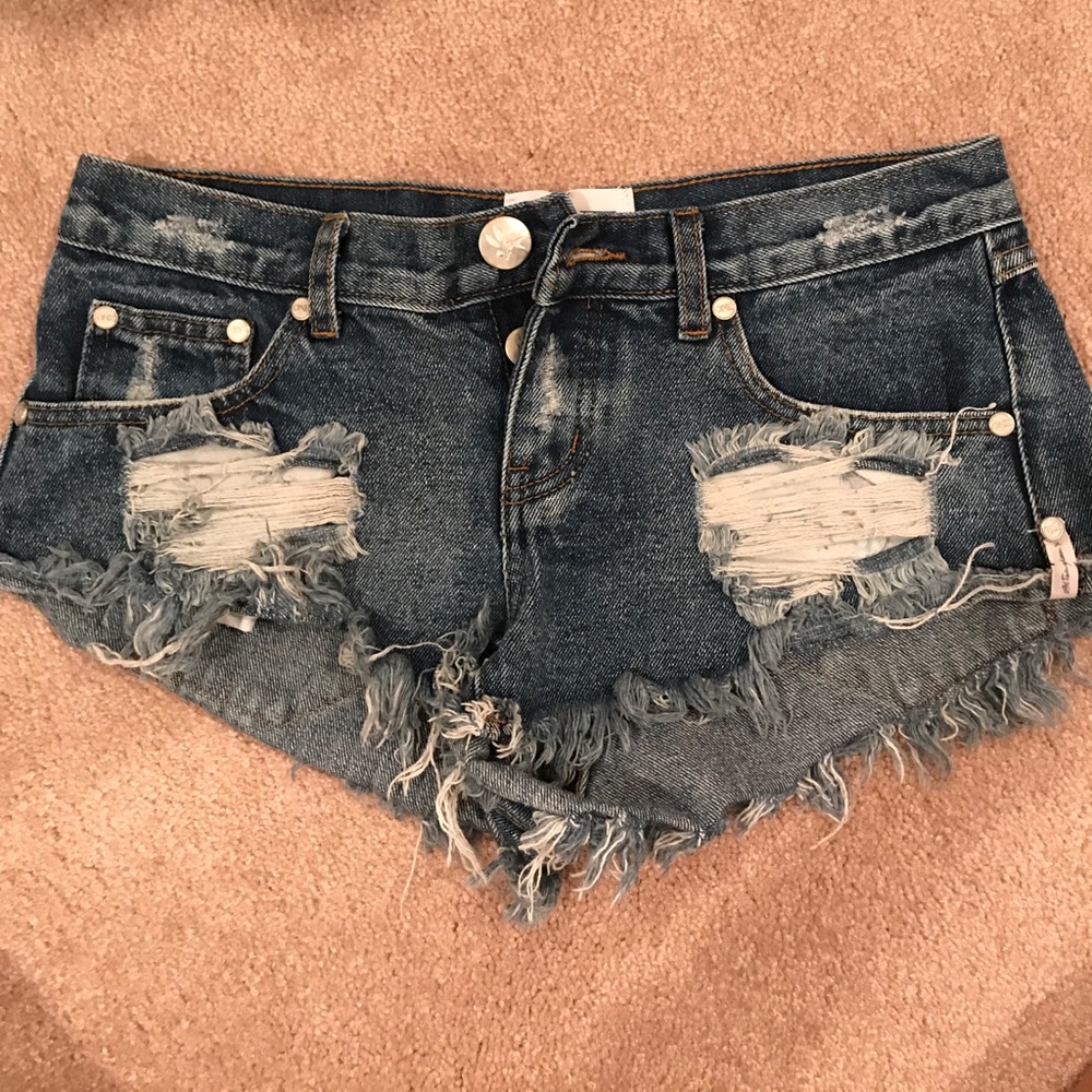 Jean shorts