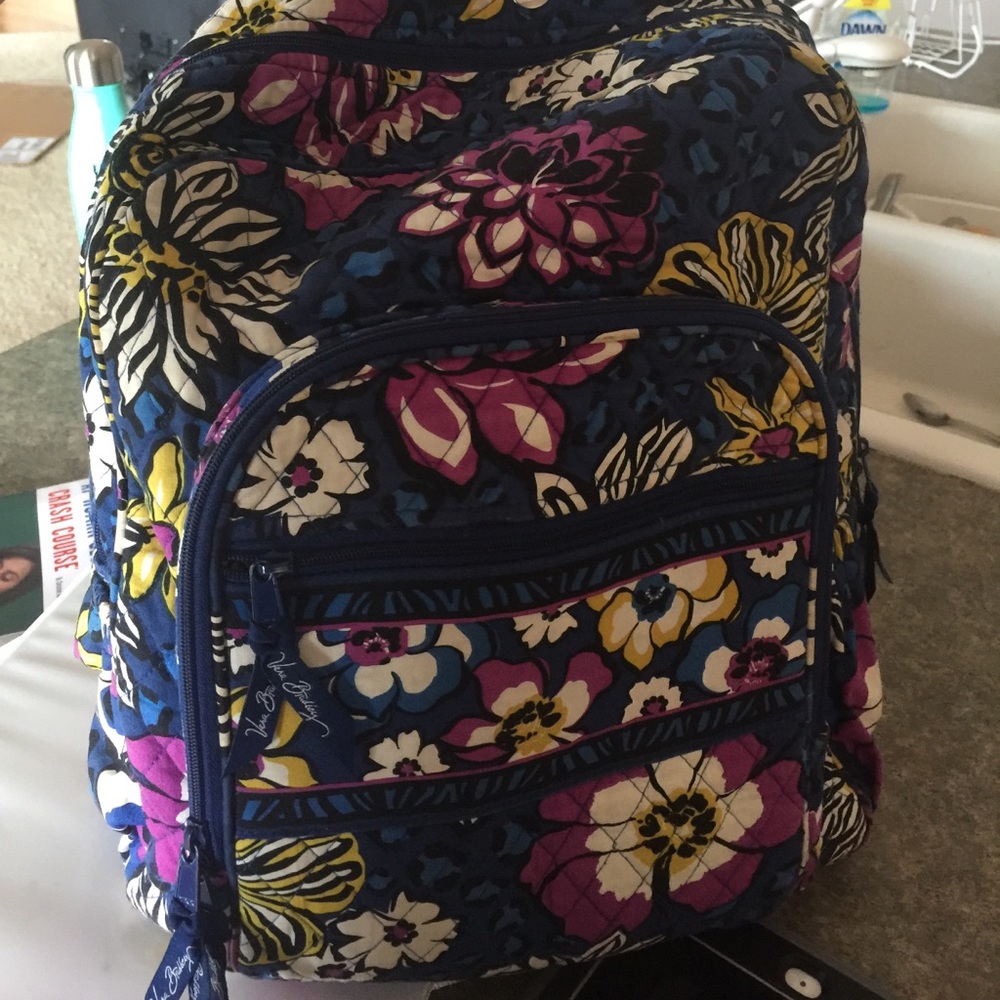 Gently Used Vera Bradley Campus Backpack