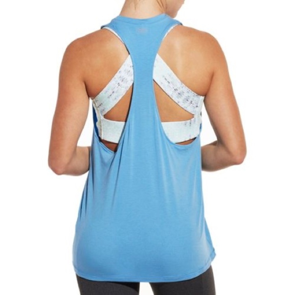 CALIA Women's Support Strap Back Muscle Tank Top