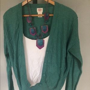 Teal Cardigan