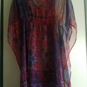 Nwot sheer kaftan cover up