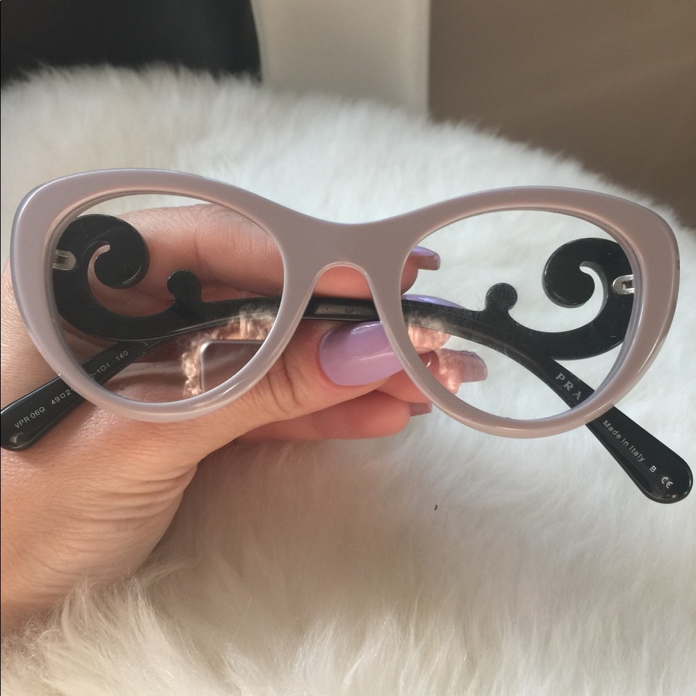 Prada swirl baroque VPR 06q auth glasses frame