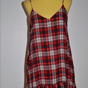 Plaid casual dress