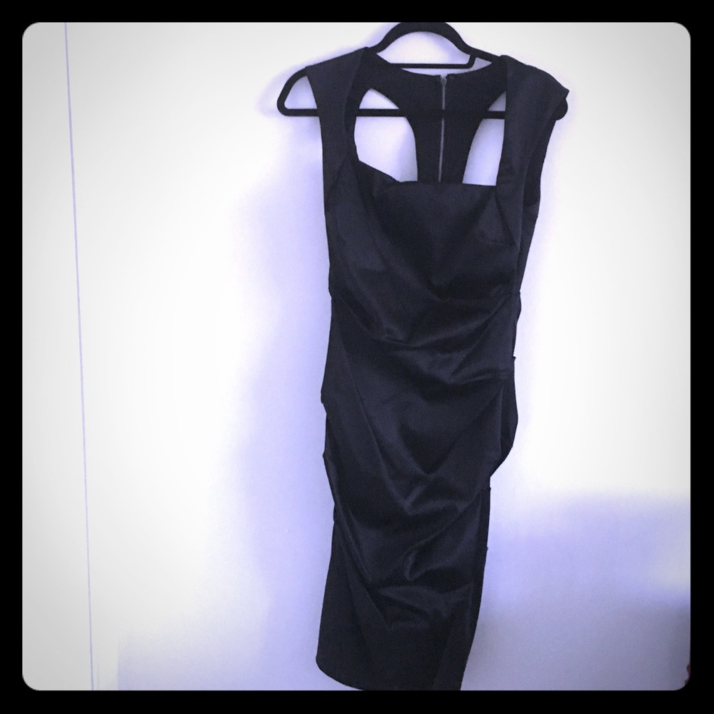 Sexy Nicole Miller black dress