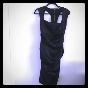 Sexy Nicole Miller black dress