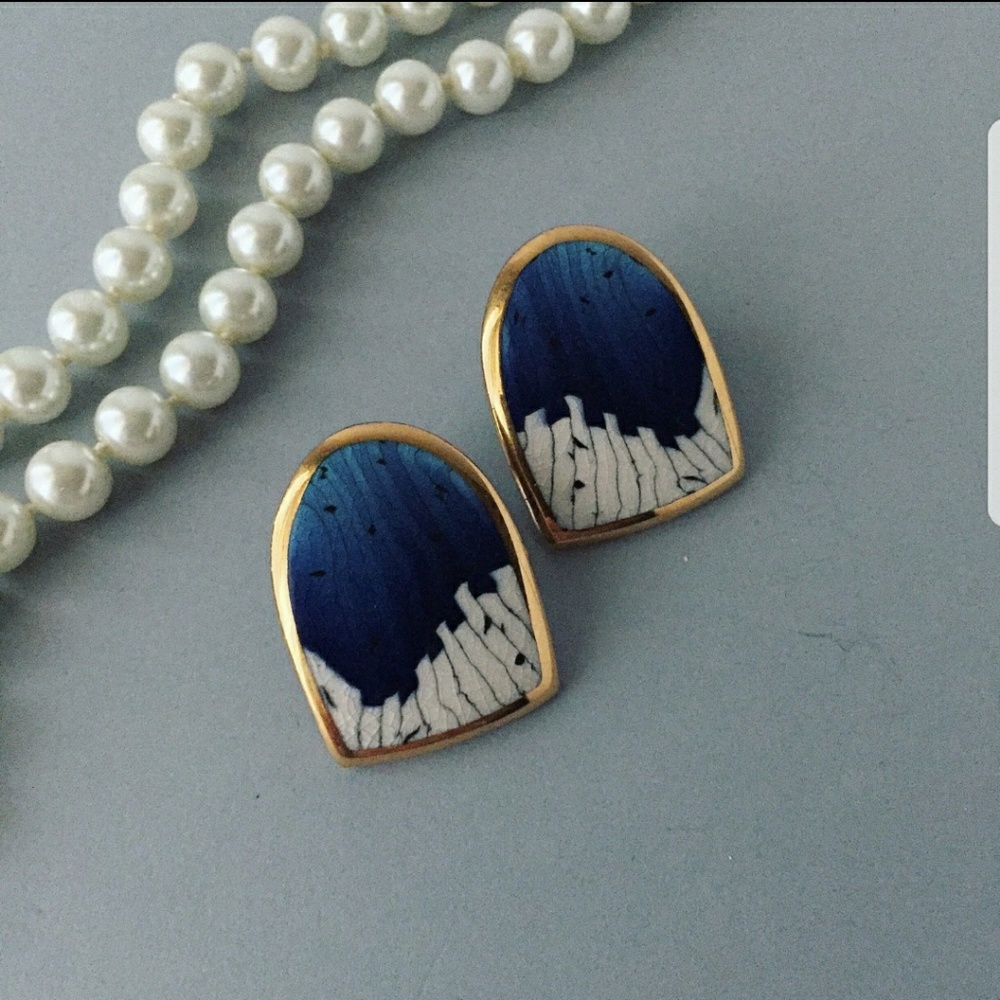 BUTTERFLY WING EARRINGS