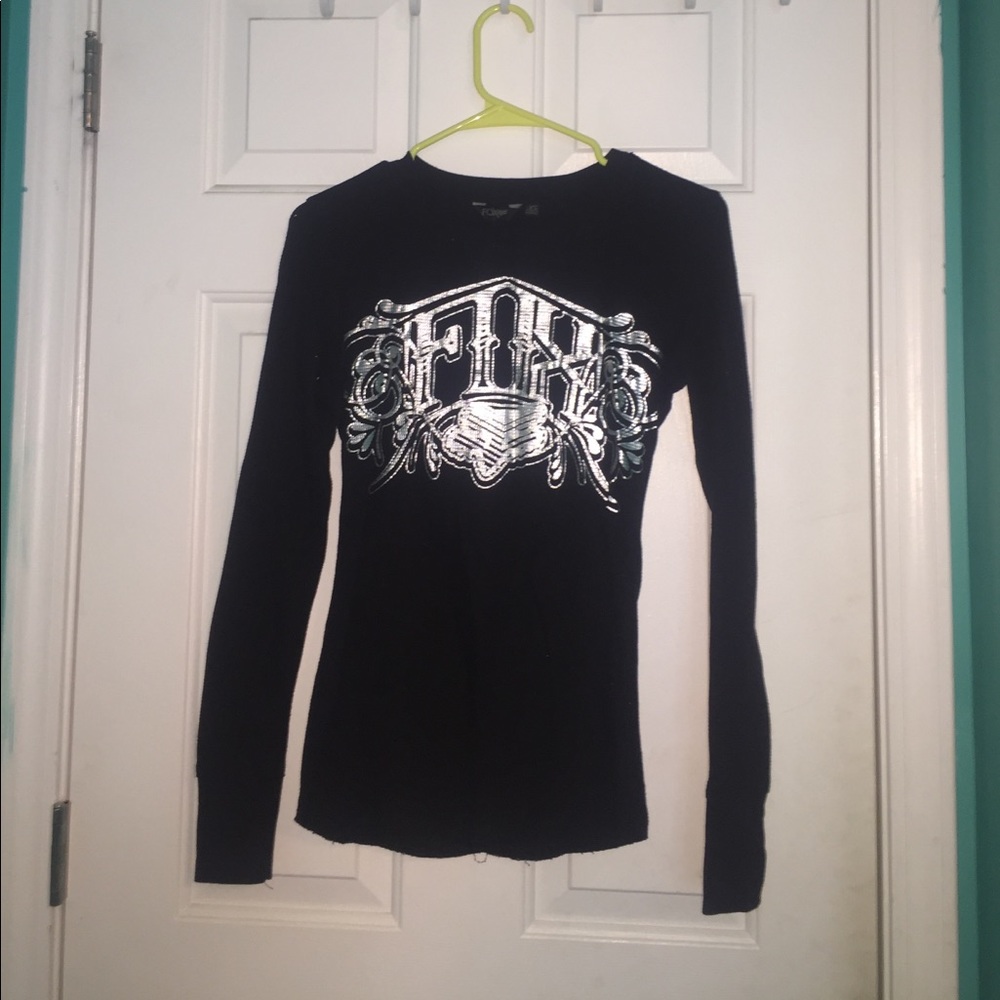 Black long sleeve Fox shirt