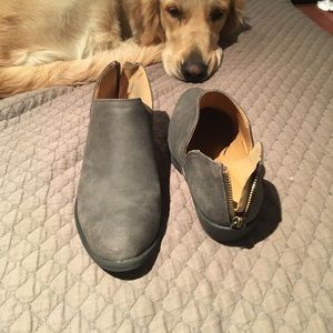 Grey booties