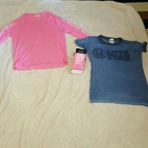 Lot of VS Pink ware, size XS, new without tags